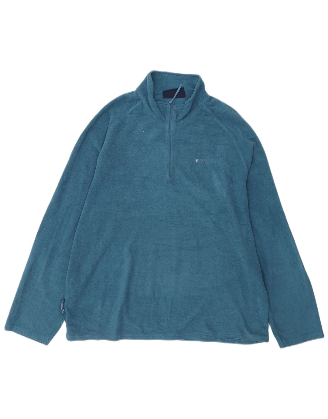 Mountain Warehouse Mens Zip Neck Fleece Jumper XL Azul Poliéster