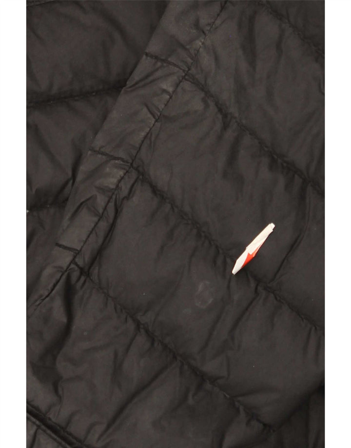 Jaqueta acolchoada masculina Massimo Dutti UK 40 grande nylon preto