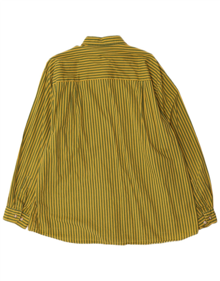 Camisa masculina REEMARC XL algodão listrado verde