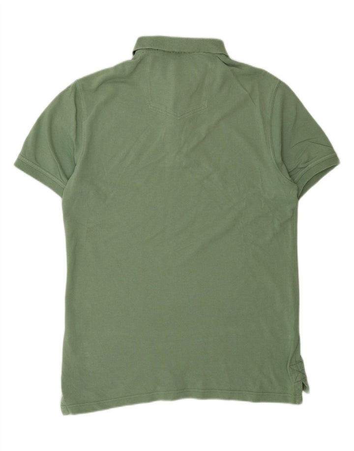 Camisa polo masculina FAT FACE algodão verde médio