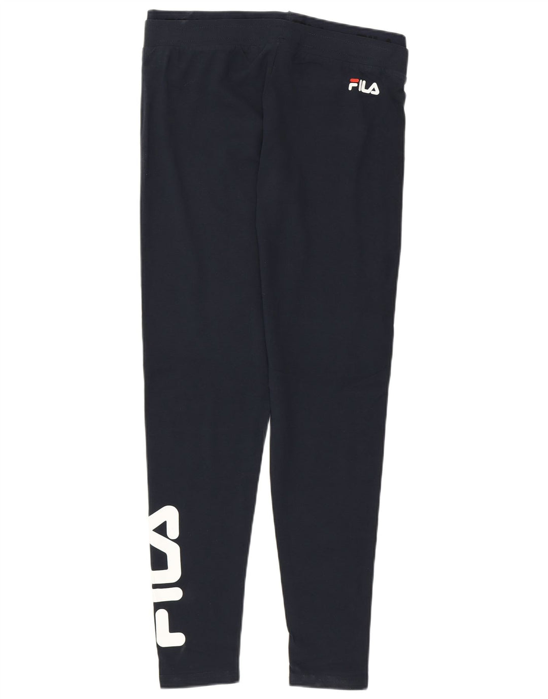 Leggings Fila Feminino UK 14 Grande Algodão Azul Marinho