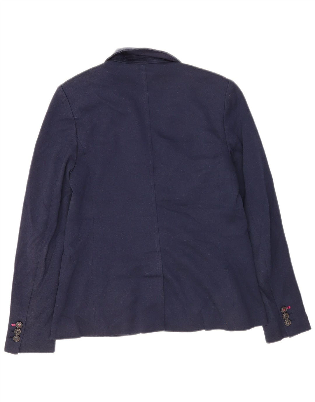 Jaqueta blazer feminina Joules com 2 botões Reino Unido 10 poliéster azul marinho pequeno