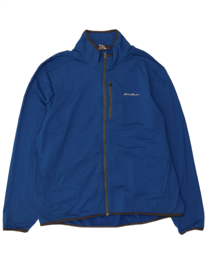 EDDIE BAUER Jaqueta masculina de agasalho UK 42 XL azul poliéster