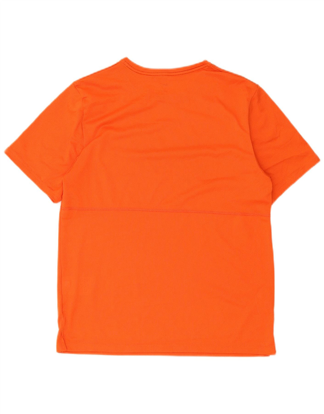 Camiseta Nike Masculina Dri Fit Graphic Top Médio Laranja Poliéster