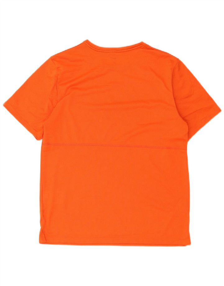 Camiseta Nike Masculina Dri Fit Graphic Top Médio Laranja Poliéster