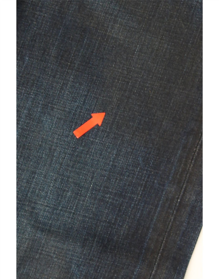 Levi's Masculino 504 Straight Jeans W28 L32 Azul Marinho Algodão