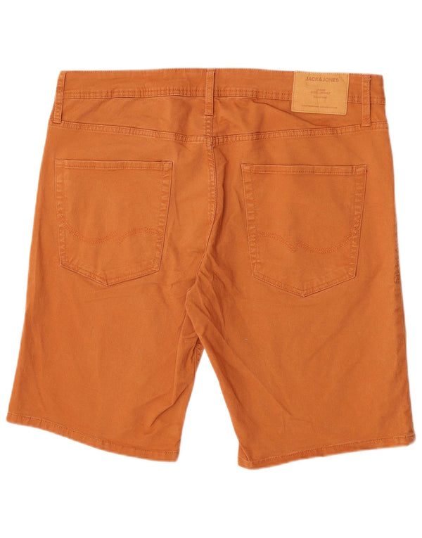 Shorts casuais masculinos Jack & Jones Regular Fit XL W38 algodão laranja