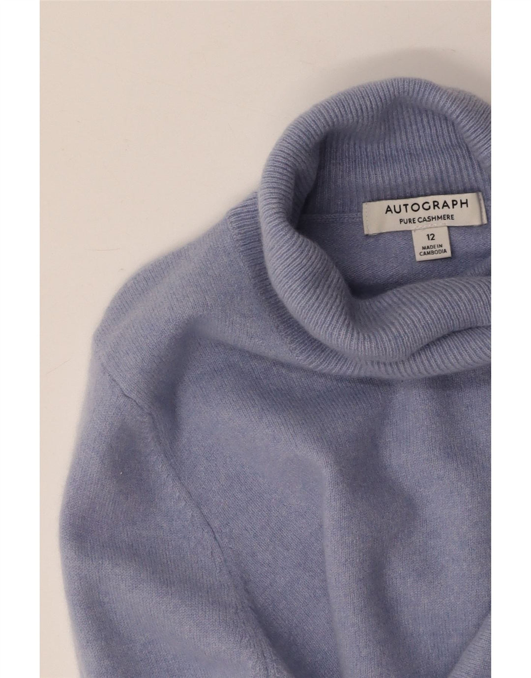 MARKS & SPENCER Suéter feminino com gola redonda 11-12 anos roxo