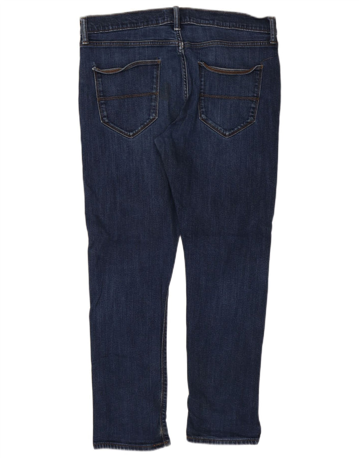 Marks & Spencer Mens Slim Jeans W34 L29 Azul Algodão
