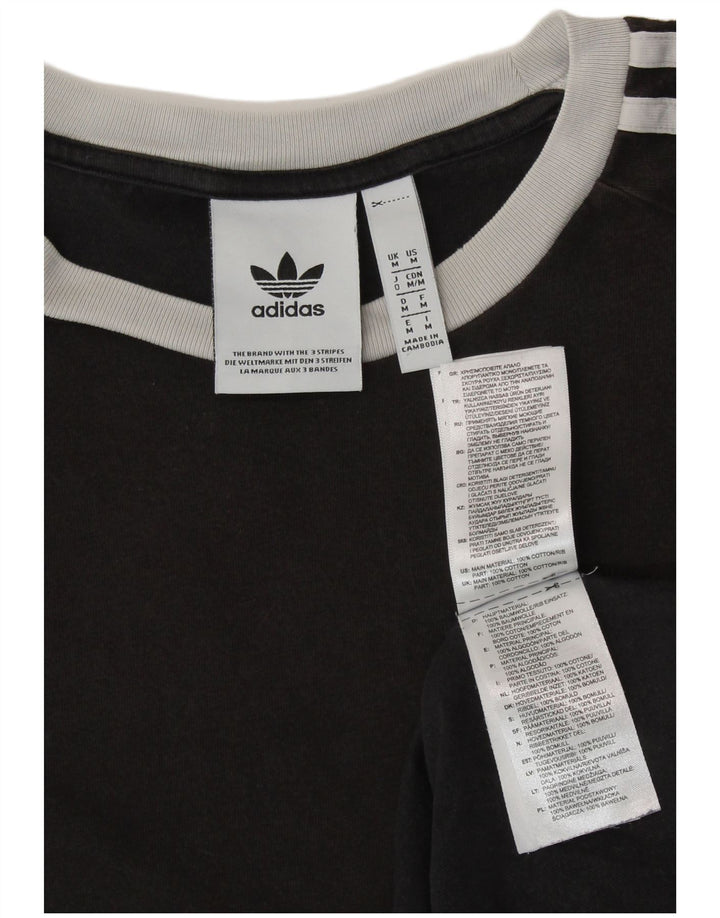 Adidas Camiseta Feminina Top UK 14 Médio Algodão Preto