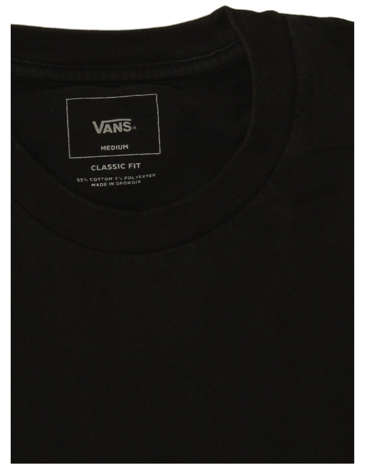 Camiseta masculina Vans Classic Fit Top médio preto colorblock algodão