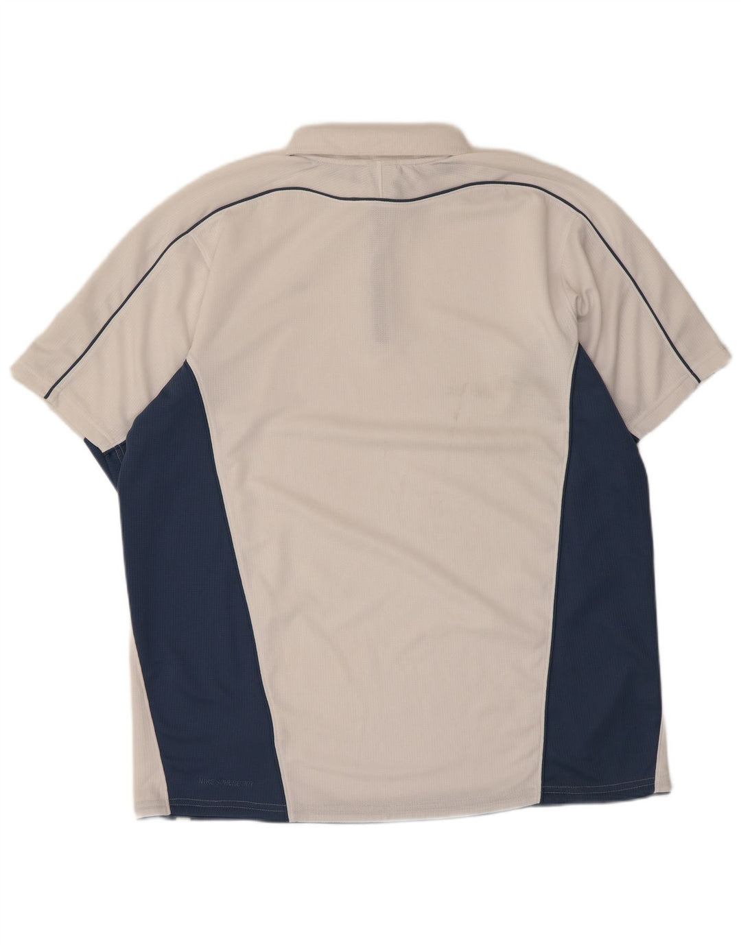 Camisa polo masculina Nike UK 45/47 XL branca colorblock poliéster