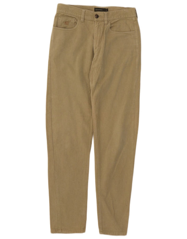 Calça casual masculina slim Henry Cottons W31 L31 algodão cáqui