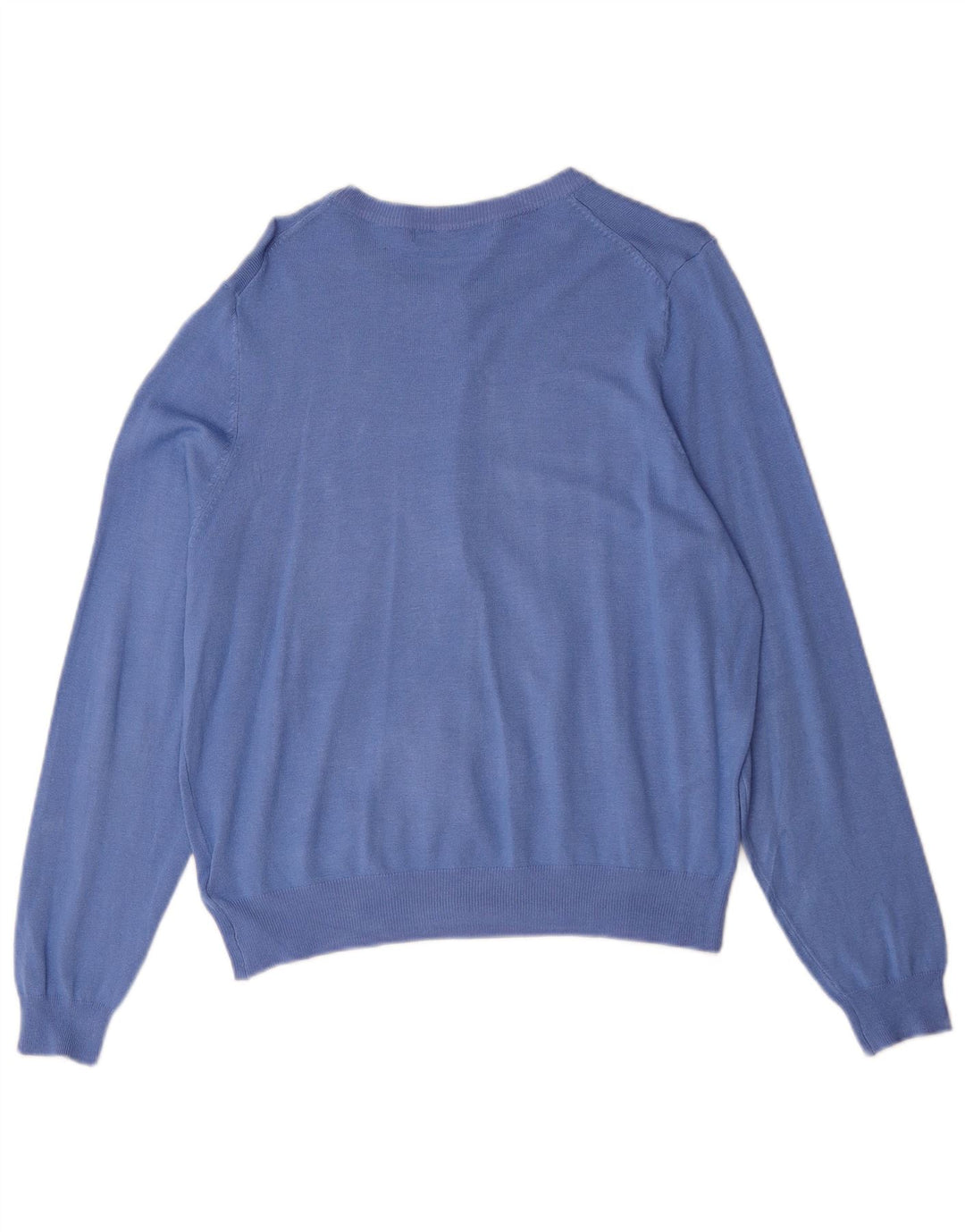 Suéter cardigã feminino Marks & Spencer UK 16 grande viscose azul