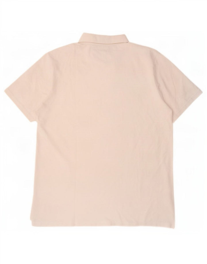 Camisa polo masculina Timberland Regular Fit grande algodão branco
