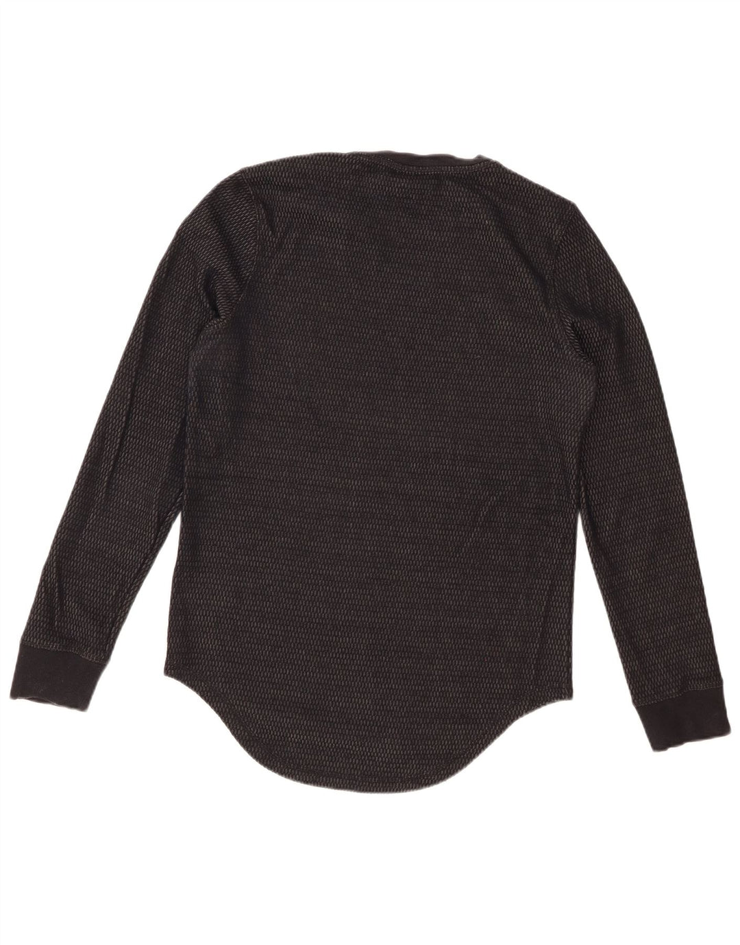 DKNY Top masculino manga comprida XS algodão preto