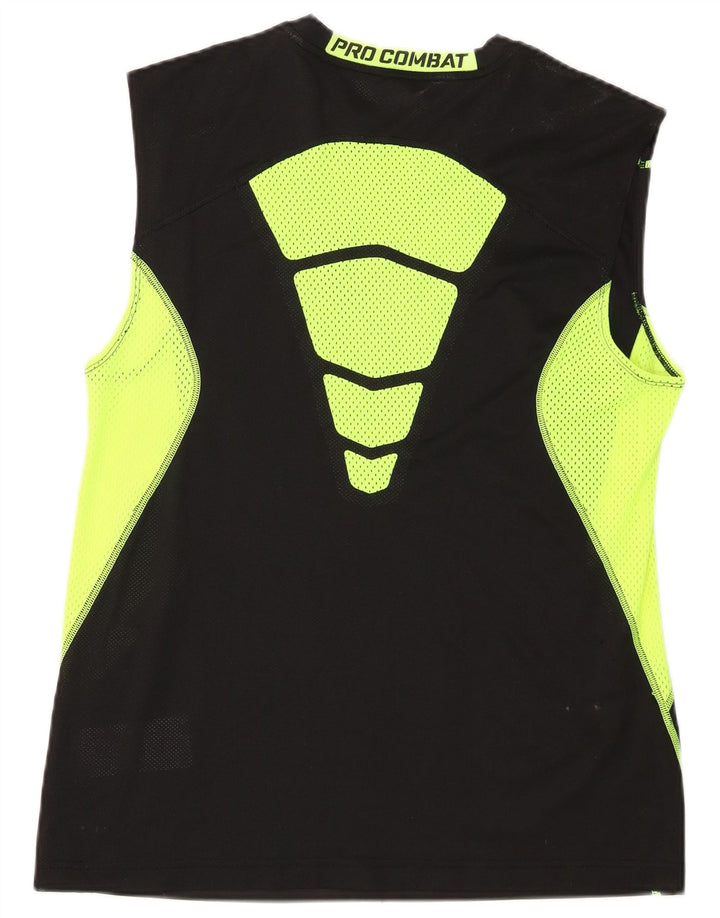 Colete Nike Masculino Dri Fit Top Médio Preto Colourblock Poliéster