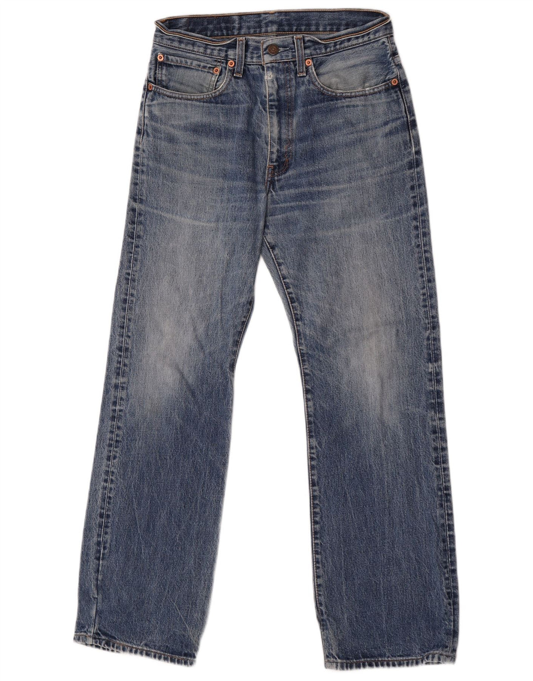 Calça jeans reta masculina Levi's W30 L30 azul