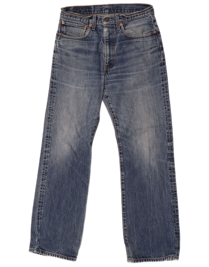 Calça jeans reta masculina Levi's W30 L30 azul