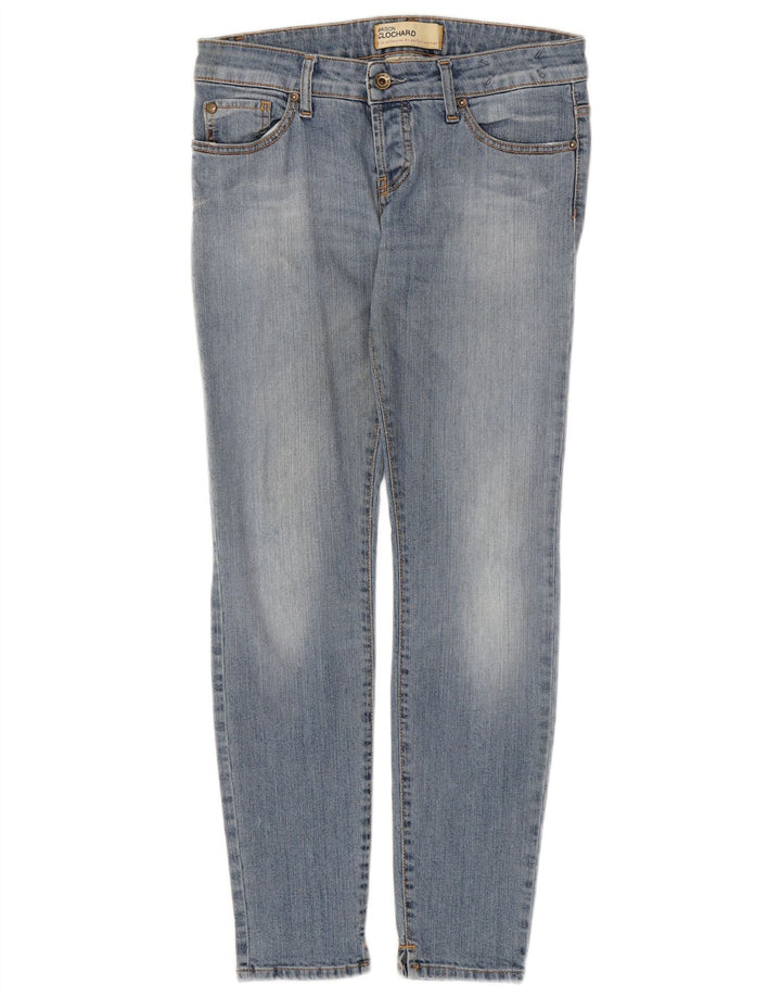 MAISON CLOCHARD Calça jeans feminina slim W28 L29 algodão azul
