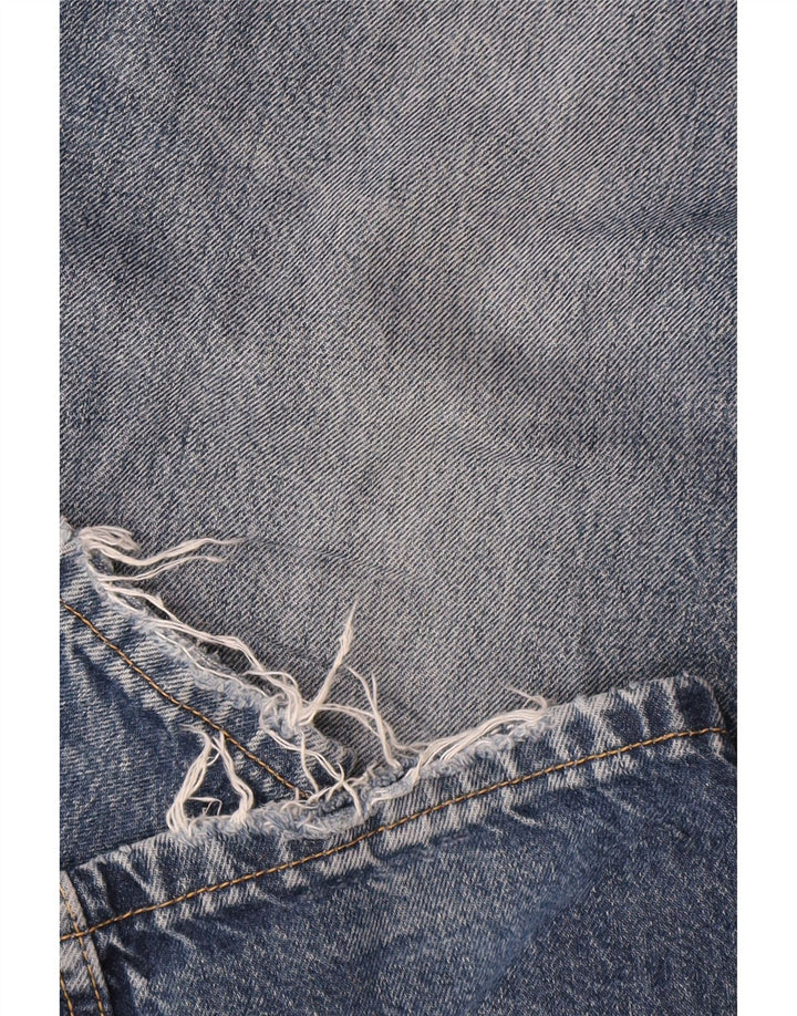 Lee Mens Straight Jeans W33 L32 Azul Algodão