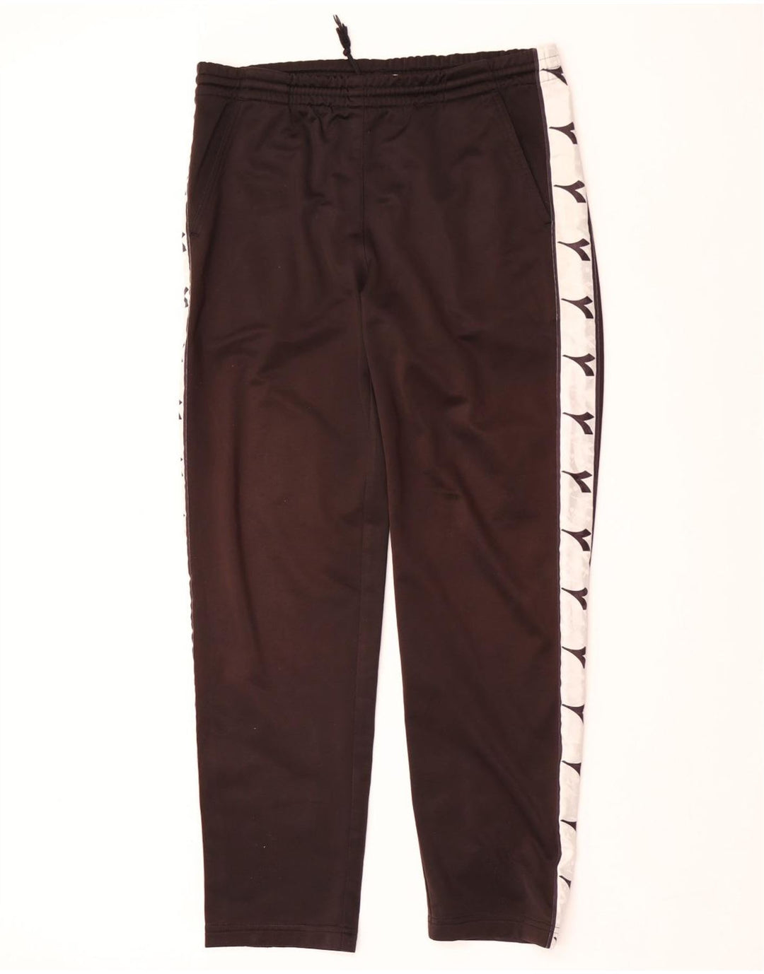 Calça de treino masculina Diadora Graphic grande poliéster colorblock preto