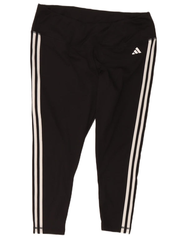 Calça Adidas Feminina Tight Fit Capri Reino Unido 24/26 2XL Preta
