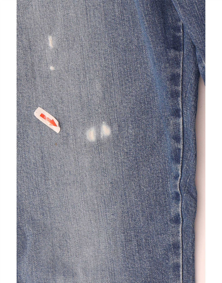 Wrangler Masculino Texas Slim Jeans W36 L32 Azul Algodão