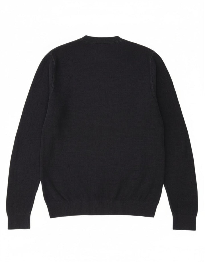 Suéter masculino Farah com gola redonda, azul marinho médio