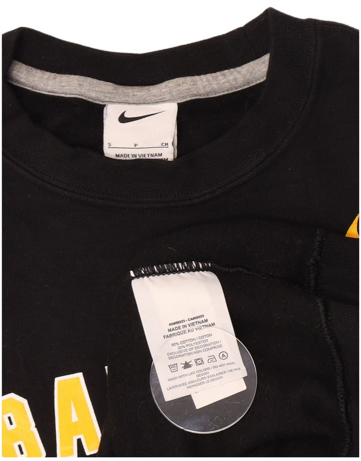 Moletom masculino Nike Baylor Bears gráfico jumper pequeno algodão preto