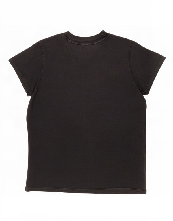 Camiseta Adidas Feminina Graphic Top UK 12 Médio Algodão Preto
