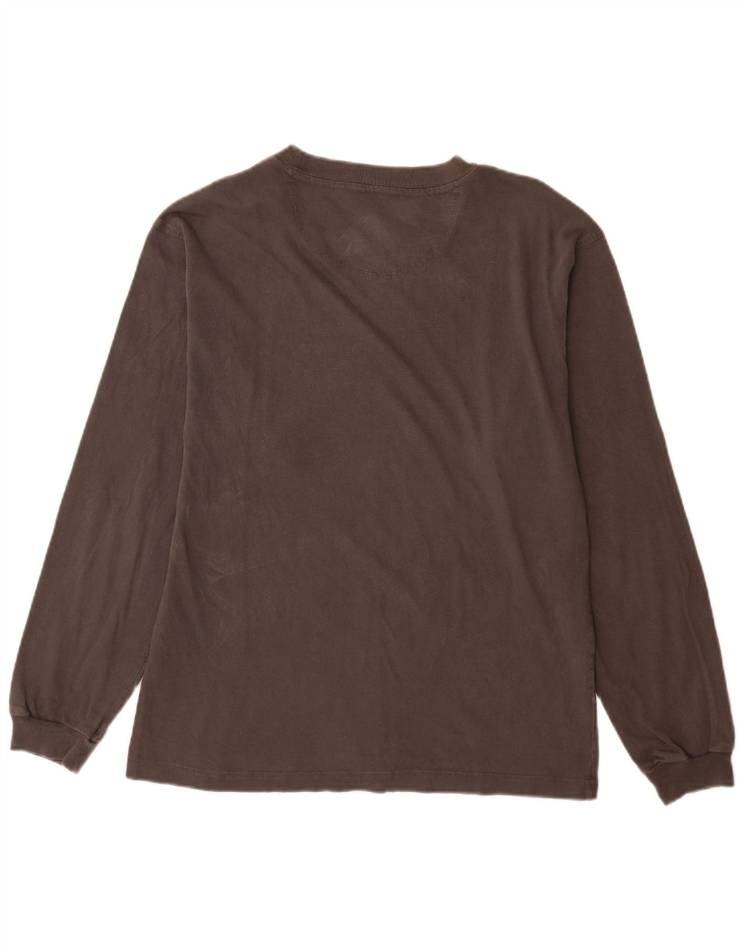 Champion Mens Top Manga Longa Pequena Cinza