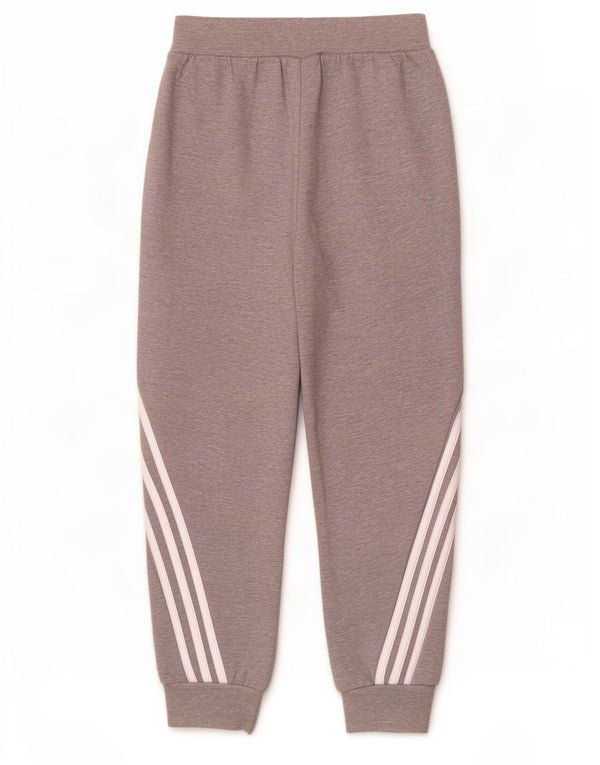 Adidas meninos calças de treino joggers 13-14 anos cinza algodão