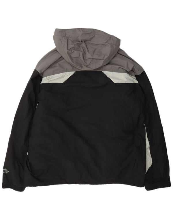 Jaqueta de esqui Columbia masculina Omni-Tech com capuz Reino Unido 44 2XL preto colorblock