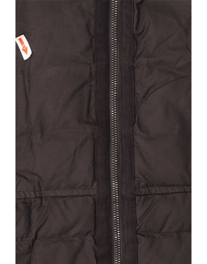Colete acolchoado masculino Timberland UK 40 grande poliéster preto