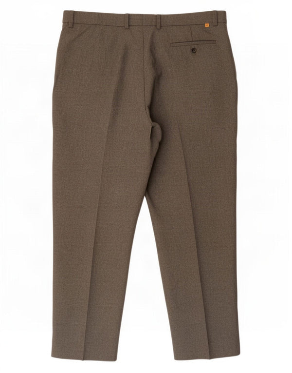 Farah Calça Chino Masculina Reta W40 L29 Poliéster Cáqui