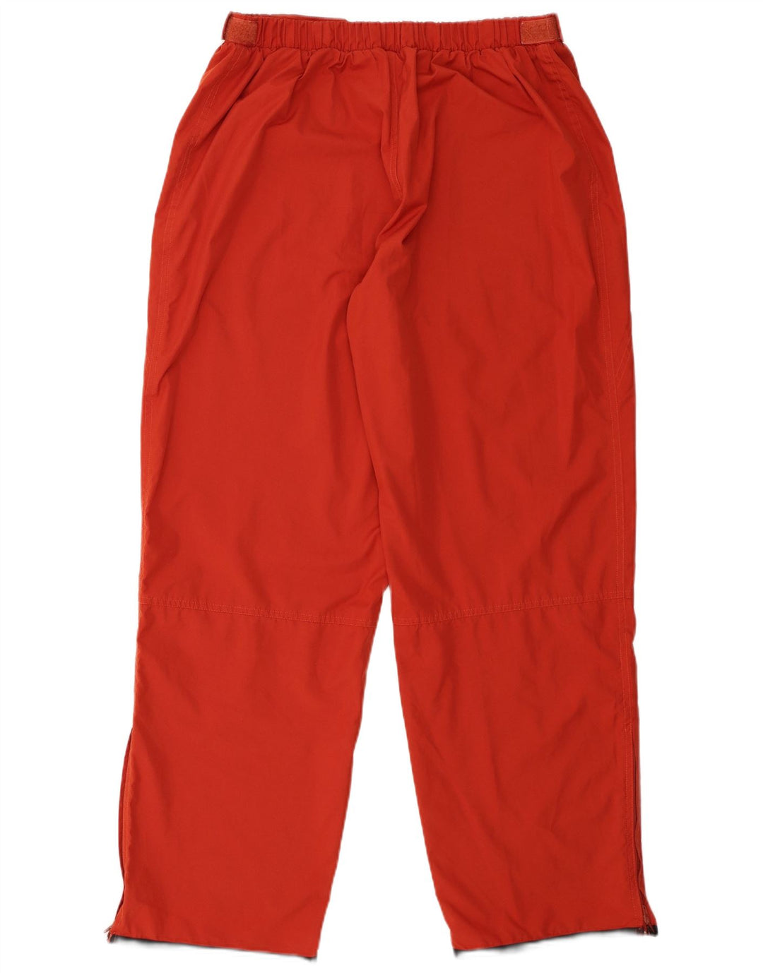 Calça corta-vento masculina Reebok Cargo grande W34 L31 poliéster laranja