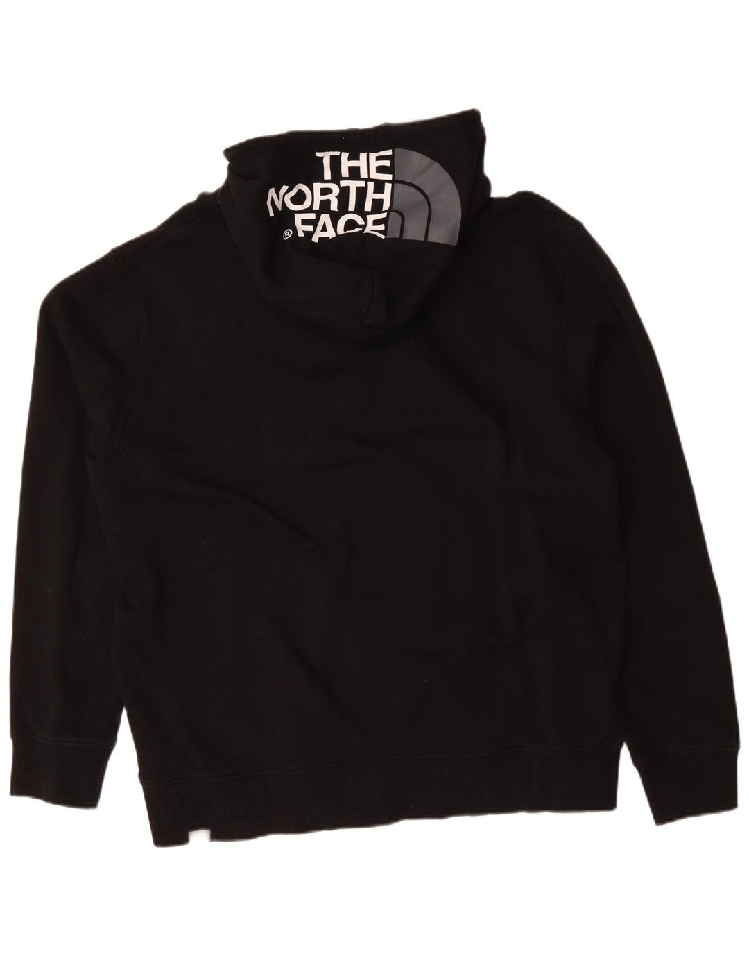 Suéter com capuz gráfico masculino The North Face 2XL algodão preto