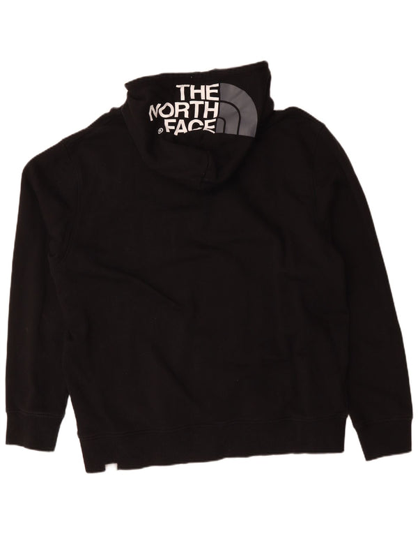 Suéter com capuz gráfico masculino The North Face 2XL algodão preto