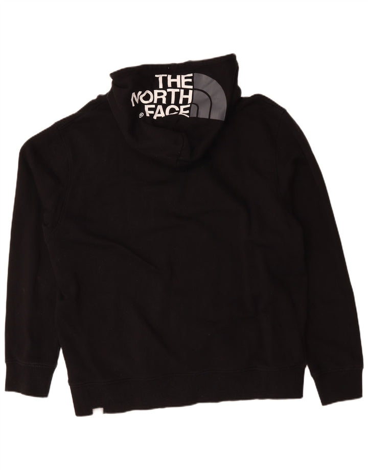 Suéter com capuz gráfico masculino The North Face 2XL algodão preto
