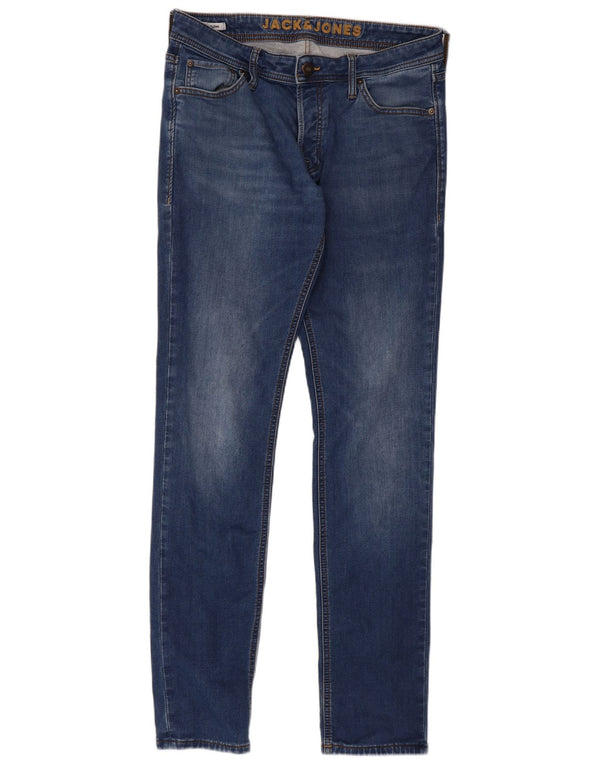 Jeans Jack & Jones feminino GLENN Slim W34 L34 azul algodão