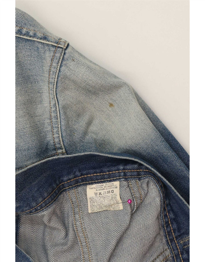 Jaqueta jeans masculina diesel UK 42 XL algodão azul