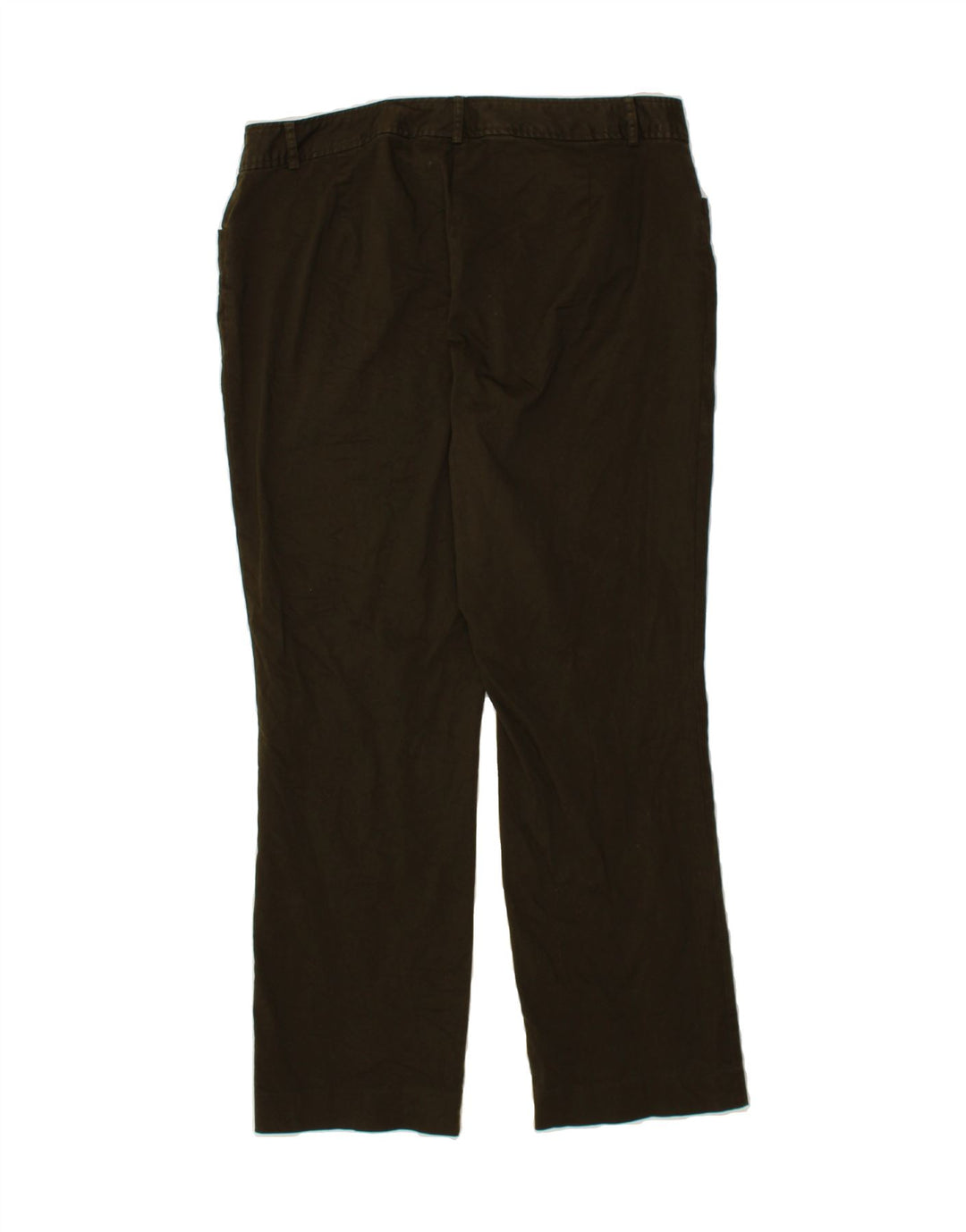 CHAPS Womens Straight Casual Trousers US 16 2XL W38 L32 Green Cotton Vintage Chaps and Second-Hand Chaps from Messina Hembry 