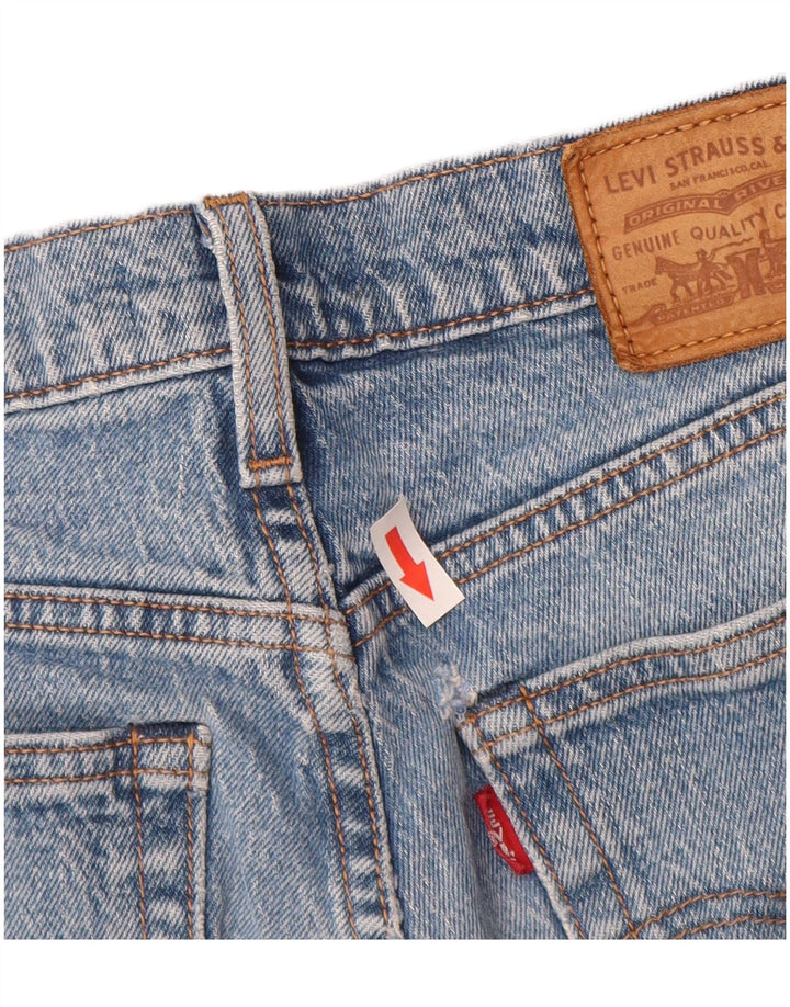 Calça jeans feminina Levi's Wedgie Straight W25 L28 azul algodão