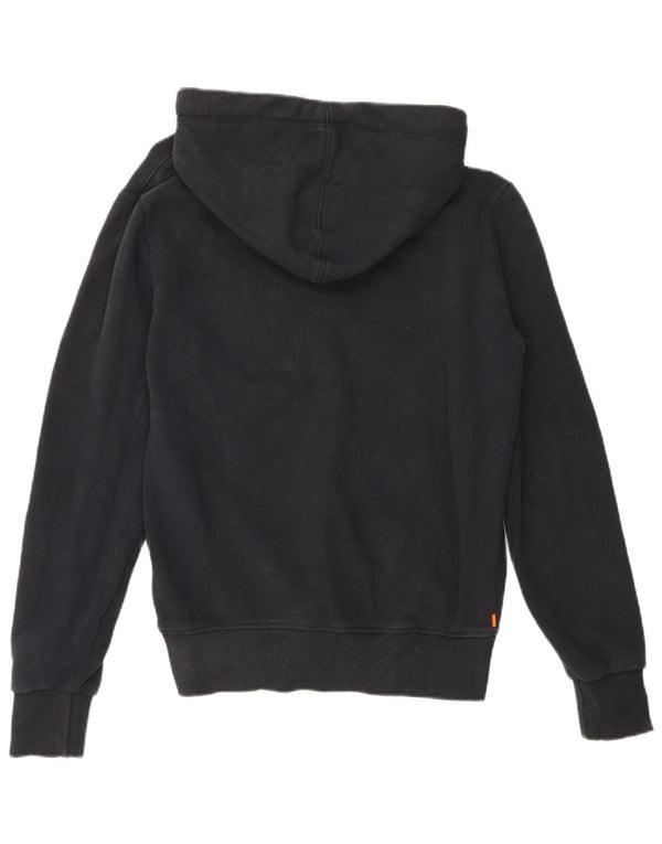 Superdry Mens Graphic Hoodie Jumper Médio Algodão Preto