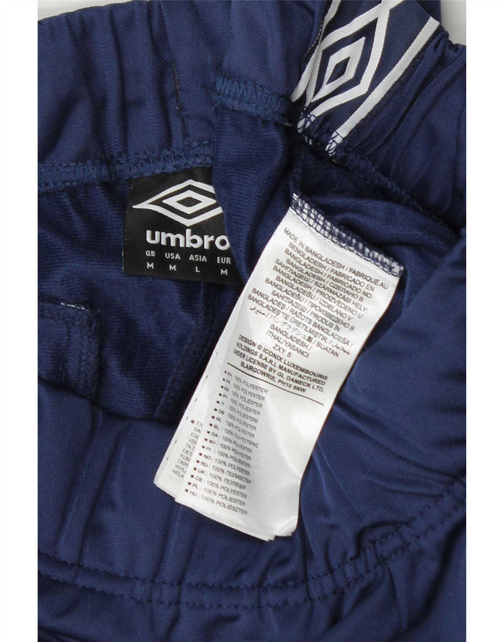 Umbro Mens Graphic Full Tracksuit Médio Azul Marinho Colourblock Poliéster