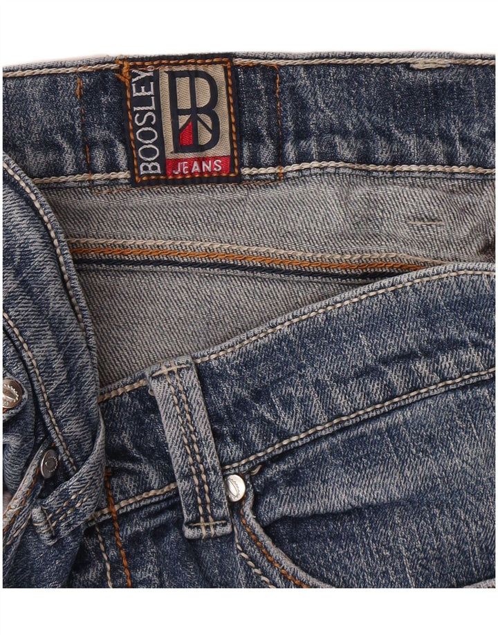 Shorts jeans feminino BOOSLEY W30 azul médio