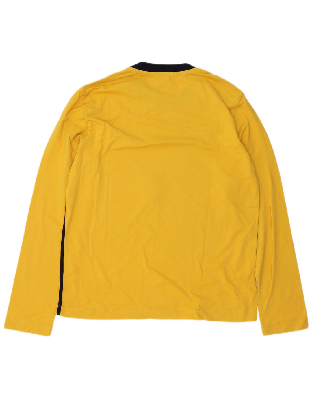 Top gráfico masculino Gas manga comprida XL amarelo colorblock