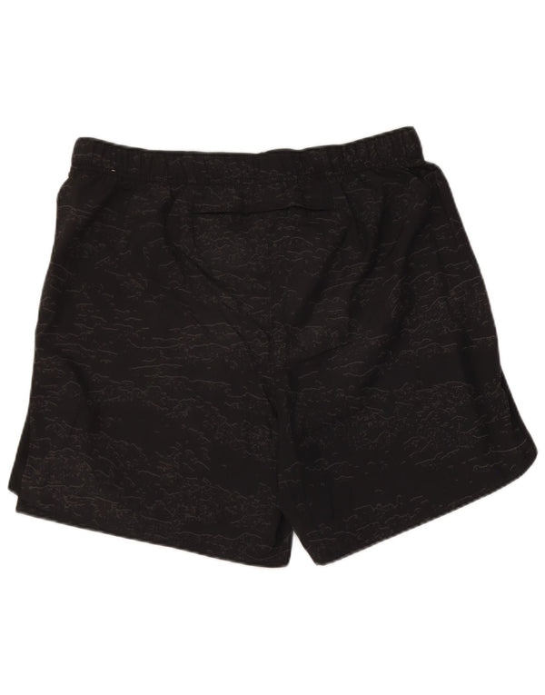 Shorts esportivos masculinos Nike Dri Fit grandes camuflados pretos