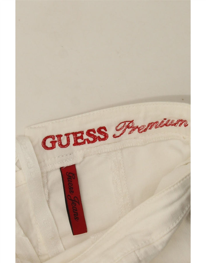 Macacão feminino jeans sem alças GUESS UK 6 XS branco